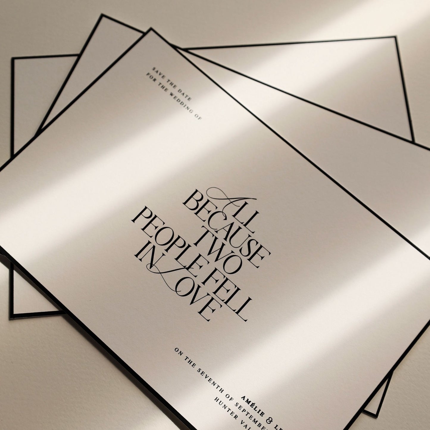 Celine Save The Date Invitation