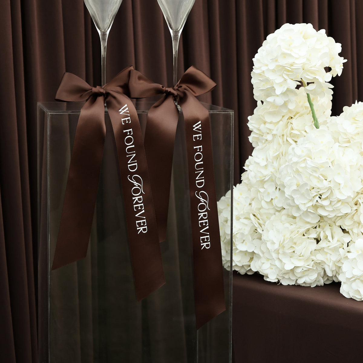 Coco Cheers Wedding Ribbon Set – Set of 2