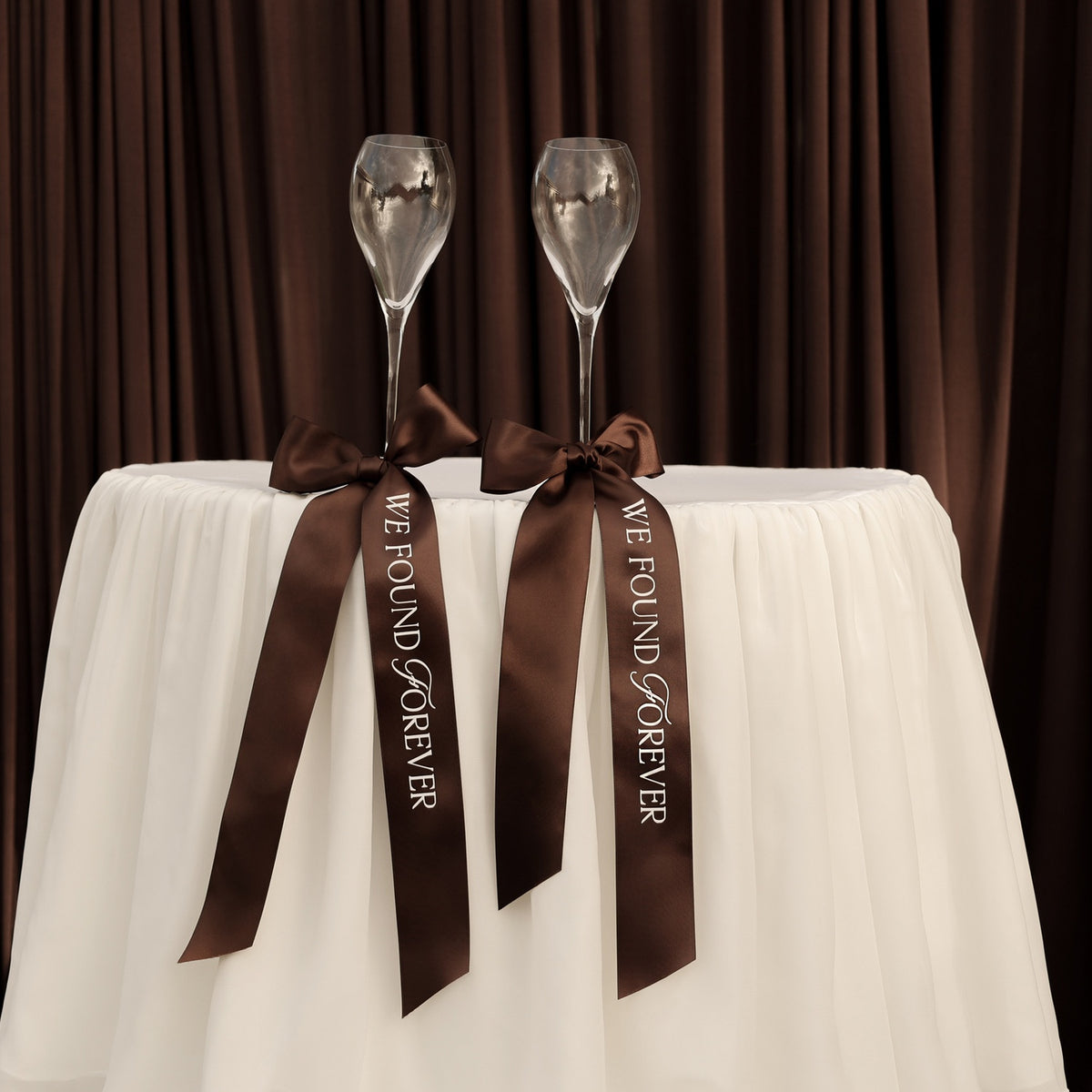 Coco Cheers Wedding Ribbon Set – Set of 2