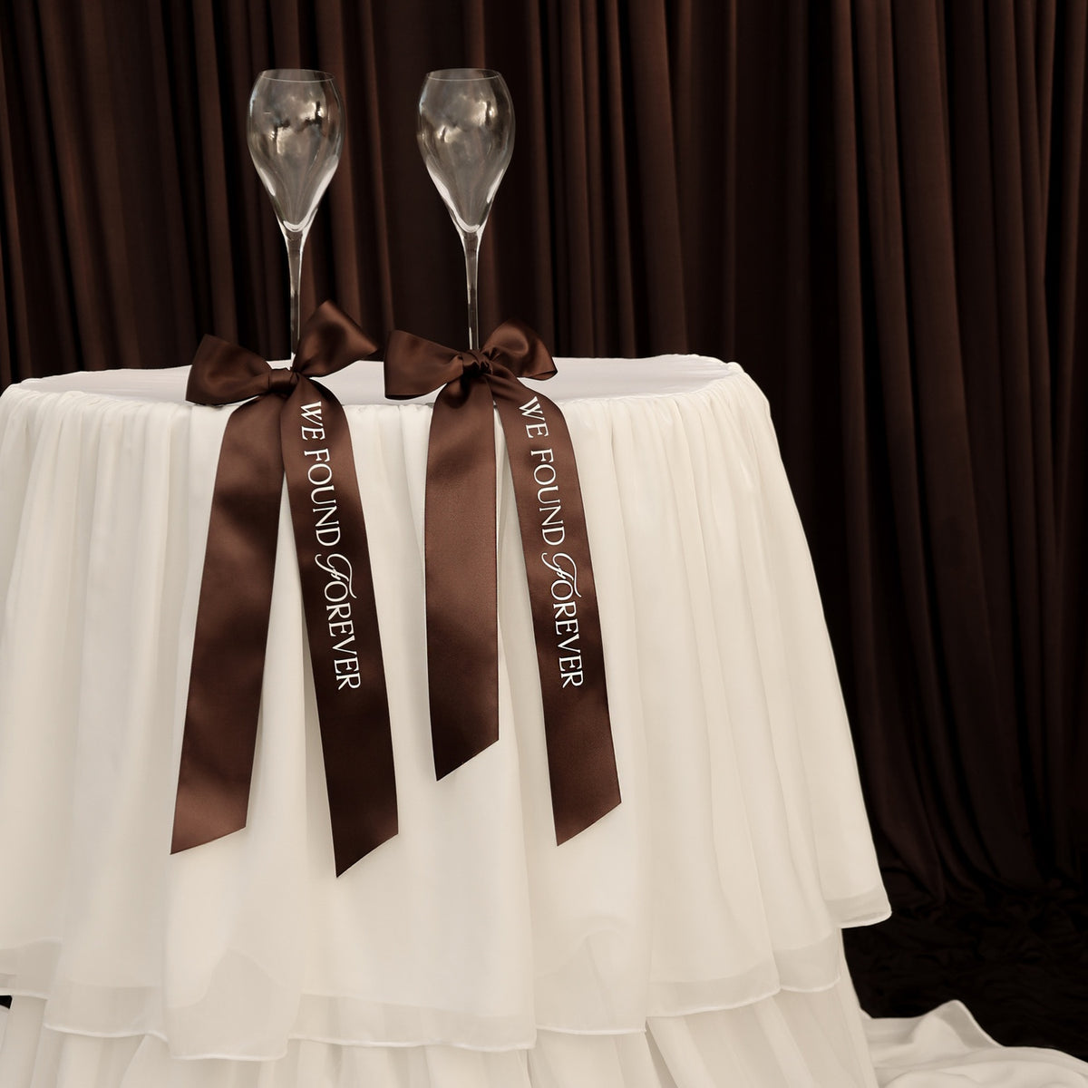 Coco Cheers Wedding Ribbon Set – Set of 2
