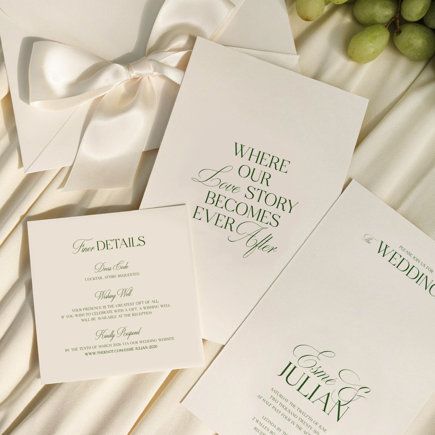 Estelle Wedding Invitation Set