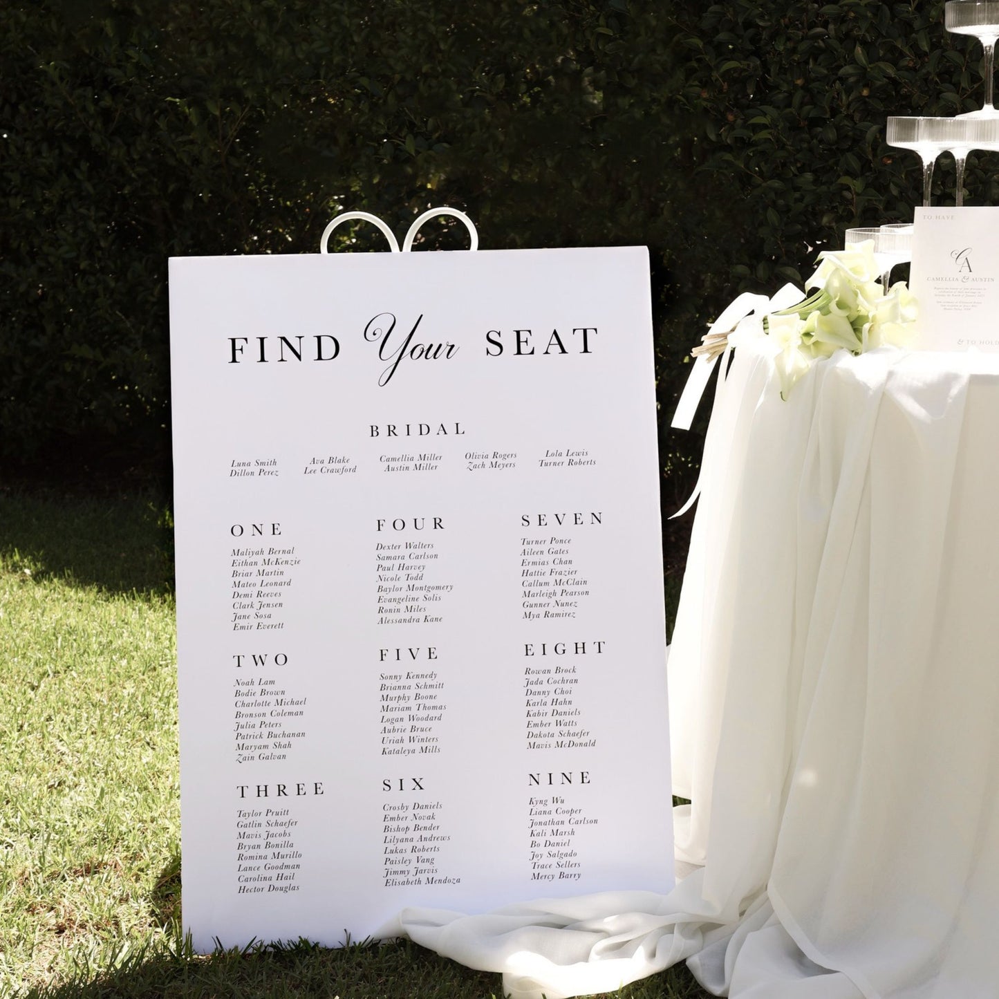 Fleur Seating Chart
