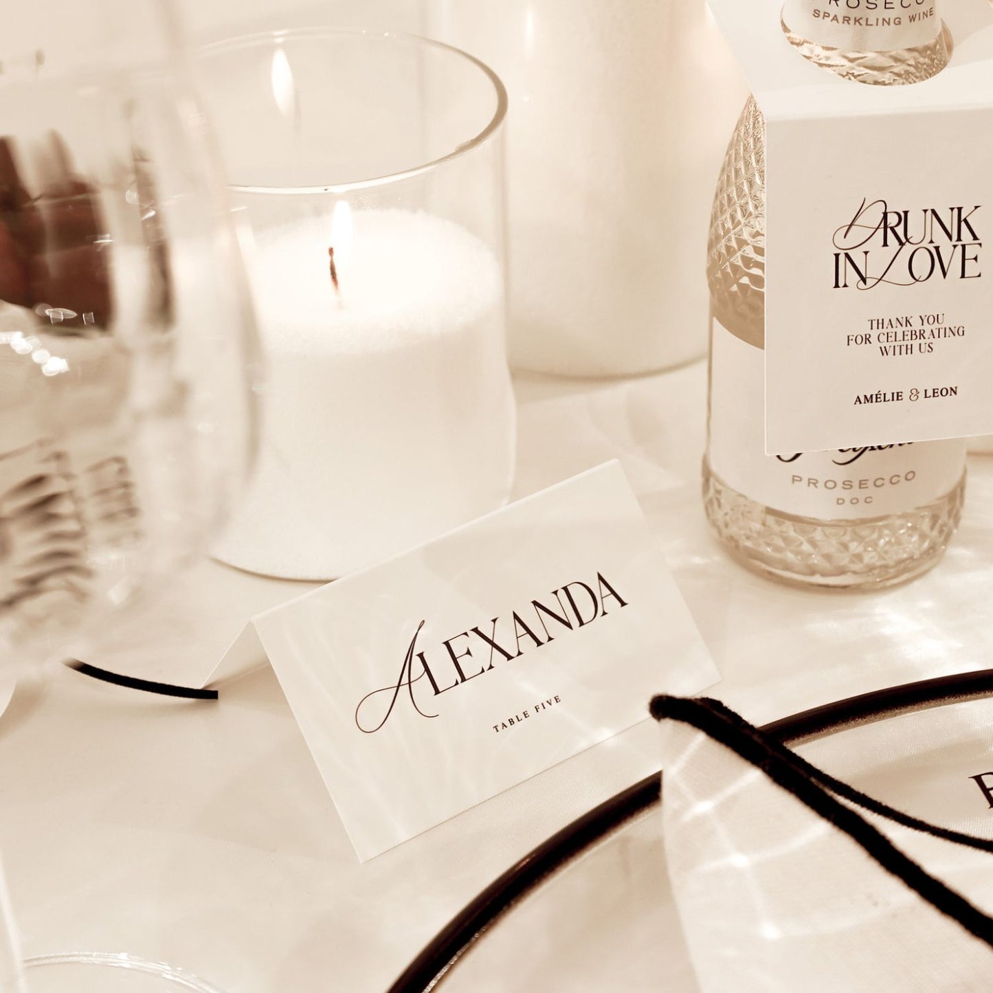 Celine Folded Name Card
