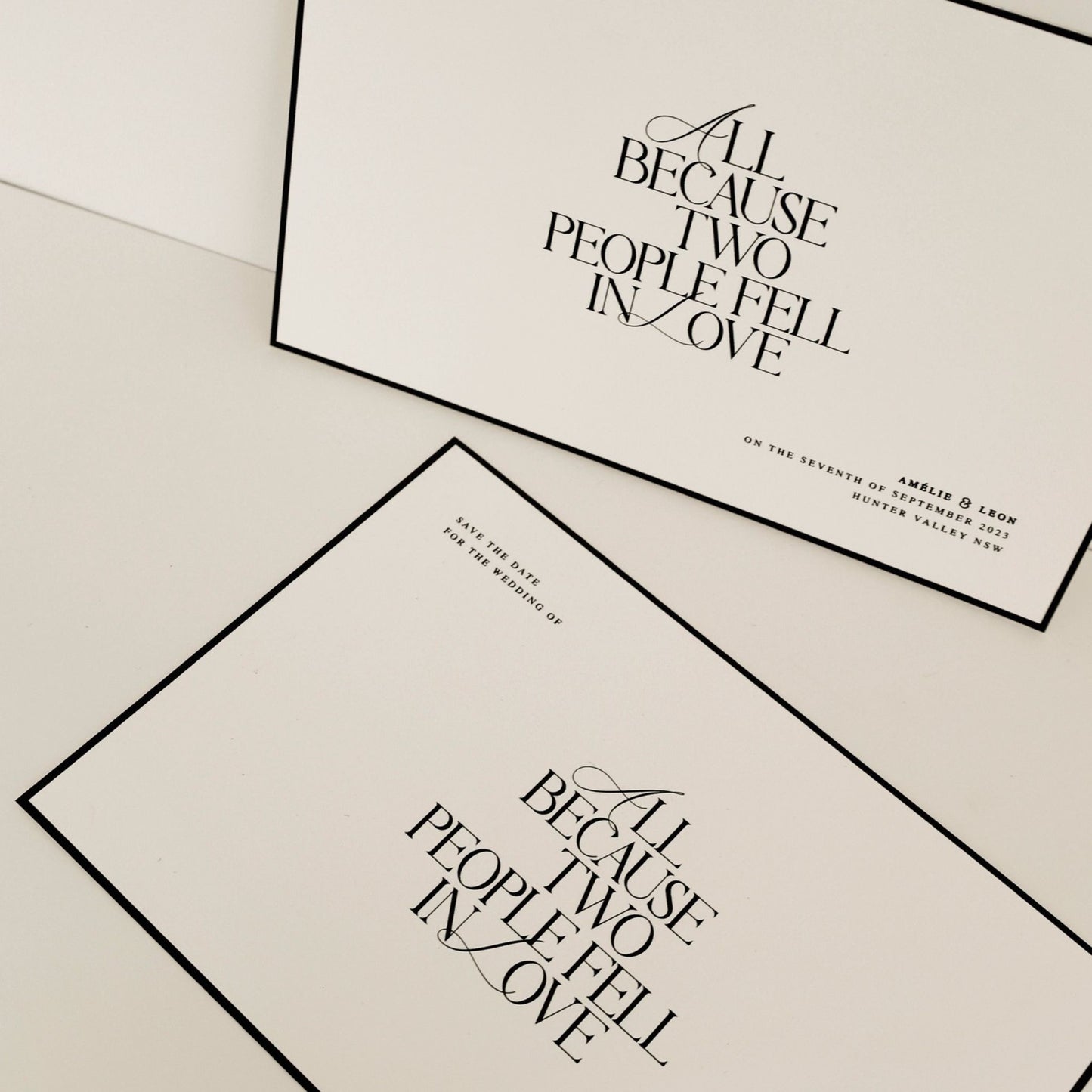 Celine Save The Date Invitation
