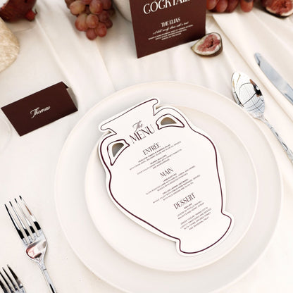 Athena Urn Shaped Menu