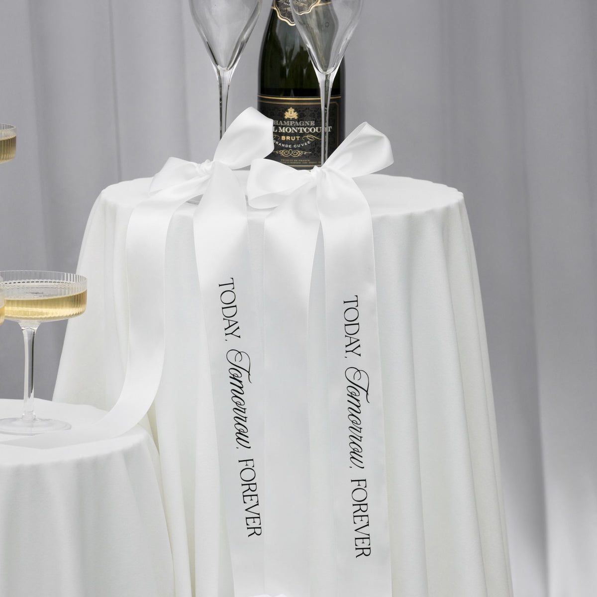 Daphne Champagne Ribbon Set – Today, Tomorrow, Forever