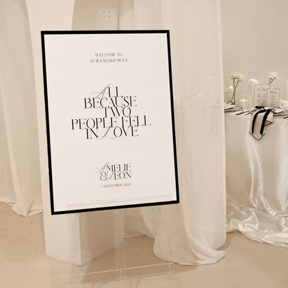 Celine Welcome Sign