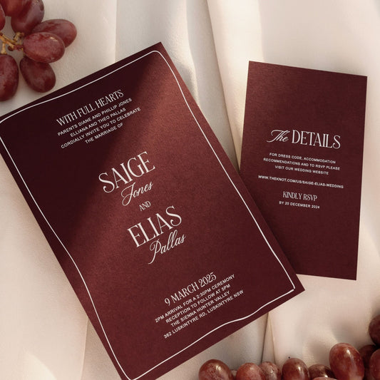 Athena Wedding Invitation Set
