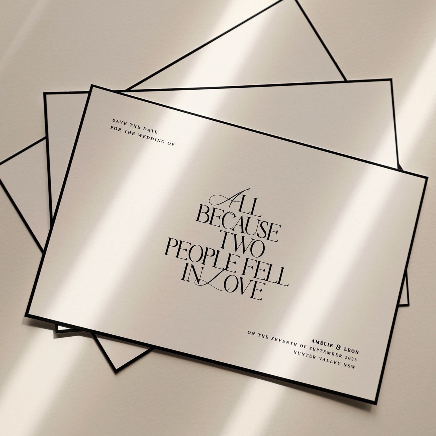 Celine Save The Date Invitation