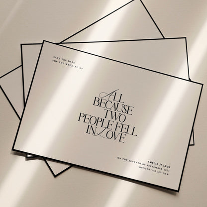 Celine Save The Date Invitation
