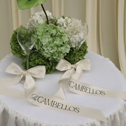 Estelle Personalised Surname Ribbon Set