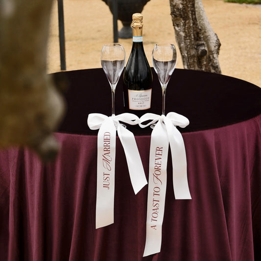 Athena Champagne Ribbon Set
